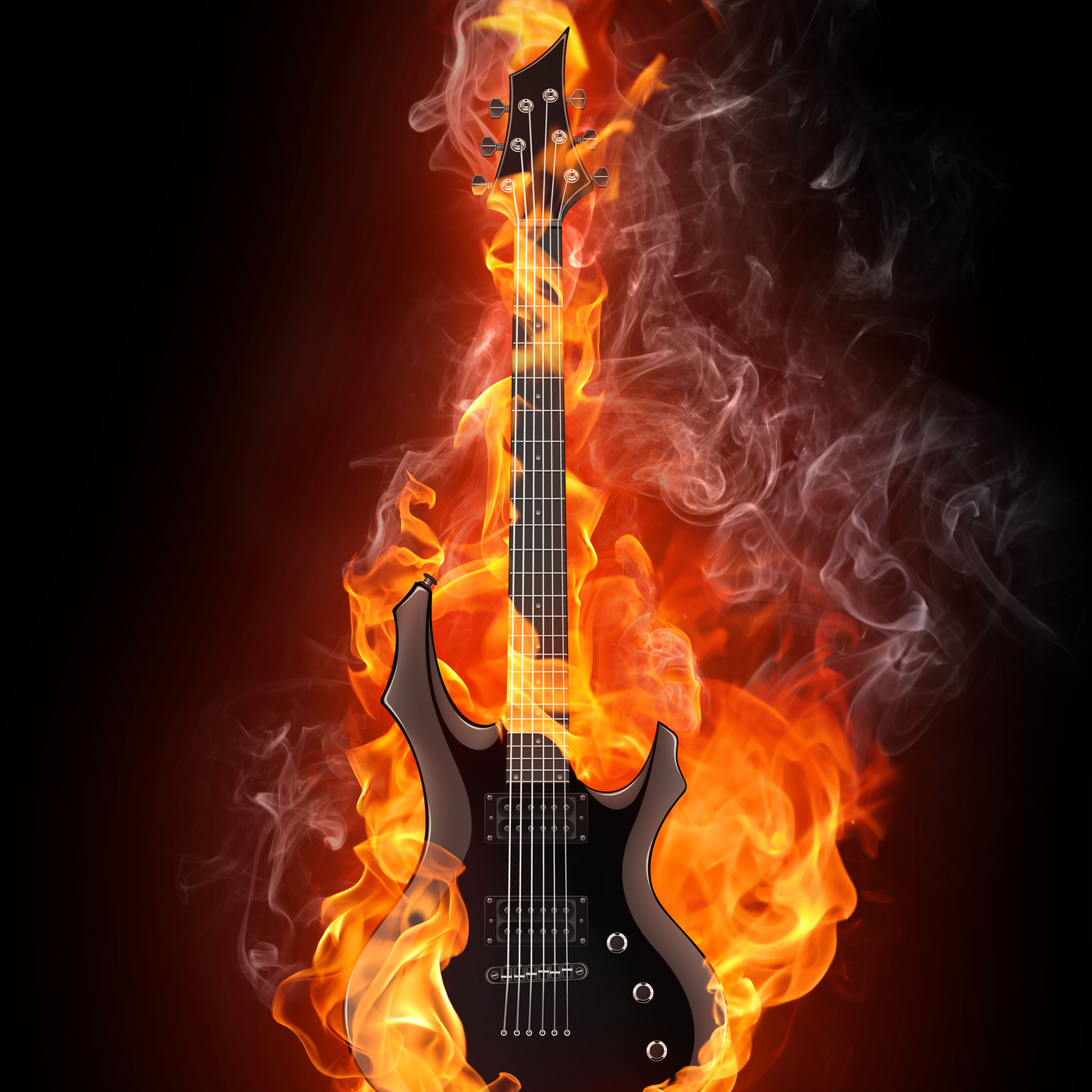Музыка на телефон гитара. Рок гитара. Электрогитара пламя. Гитара в огне фон. Электрогитара на фоне огня.